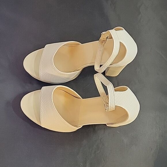 BRAND NEW  WOMEN"S PLASFORM HIGH HEEL  ADJUSTABLE BUCKLE ANKLE STRAP SANDAL - Picture 9 of 14